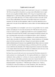 Typisk norsk å være god? | Historie