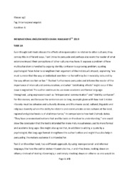 International english mock exam