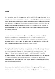 Grupper | Psykologi & sosialkunnskap