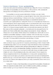 Victoria av Knut Hamsun – Person- og miljøskildring