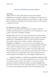 Tentamen i Politikk og menneskerettigheter