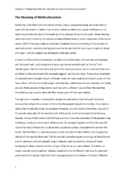 The Meaning of Multiculturalism | Engelsk