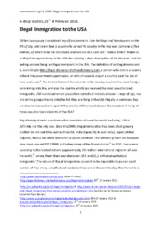 Illegal Immigration to the USA