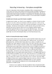 Naturfag innlevering – fornybare energikilder