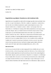 Imperialisme og religion: Dannelsen av det moderne India