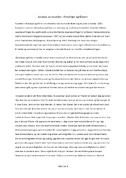 Analyse av novellen | Penelope og Elinor