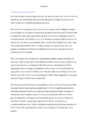 Fordypningsoppgave 8 side 249 | Psykologi