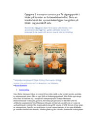 Garmanns Gate | Analyseoppgave