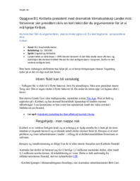 Kiribatis President med Dramatisk Klimabudskap