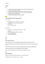 First Nations Tasks