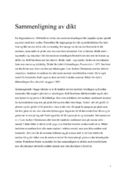 Sammenligning av dikt «Rulle rundt (og rundt)» og «mayday»