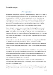 Retorisk analyse «Arv og miljø»