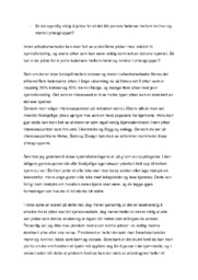 Drøftingsoppgave om yrker