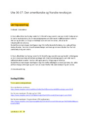 Den amerikanske og franske revolusjon | Historie