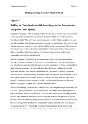 Tolking | ”Som insektets stikk i muslingen (avler fornærmelser kun perler i mitt hjerte)”