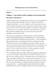 Tolking av ”Som insektets stikk i muslingen (avler fornærmelser kun perler i mitt hjerte)”