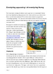 Eventyrleg oppussing i eit eventyrleg Noreg