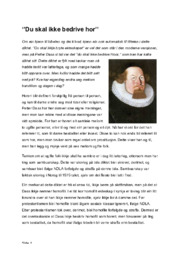 ‘’Du skal ikke bedrive hor’’ | Argumenterende tekst om diktet