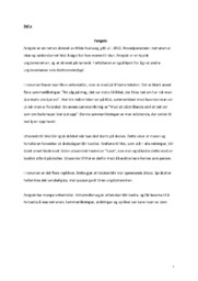 Kortsvar om romanen “fengsla” og analyse av oppslaget