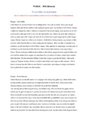 To noveller om kjærlighet | Gro Dahle &  Knut Hamsun