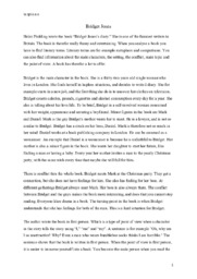 Bridget Jones | Analyse | Engelsk Oppgave