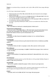 Grupper psykologi begreper