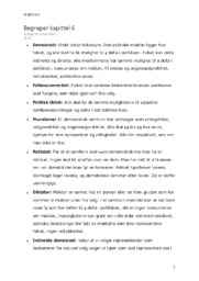 Demokrati begreper kapittel 6 | Samfunnsfag