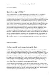 Modernismen | Skriveøkt innlevering norsk