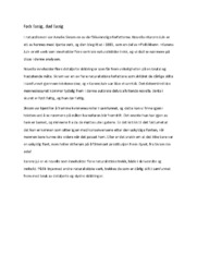 Karens jul | Analyse | Kortnovelleanalyse