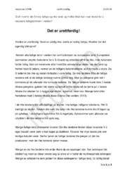 Hvorfor det finnes fattige og rike land | Samfunnsfag