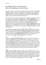 Kvardagsfordommar | Retorisk Analyse | Norsk