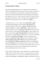 Kunsten å myrde | Cora Sandel | Analyse