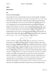 The Art of Informal English | Oppgave
