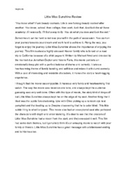 Little Miss Sunshine Review