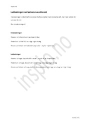 Leddsetninger med løst sammensatte verb | Tysk Oppgave