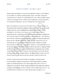 En god samvittighet – Sju dagar i august | Analyse