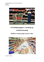 Butikkers brukergruppe og deres alder | Oppgave