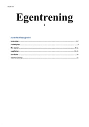 Egentrening | Kroppsøving oppgave