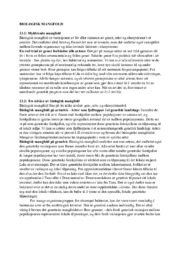 Biologisk mangfold