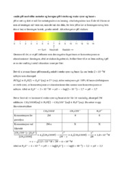 Måle pH med ulike metoder & beregne pH i sterke & syrer