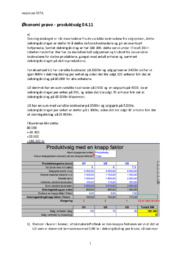 Produktvalg 04.11 | Økonomi Prøve