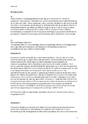 Biologi Prøve (Rubisco, Fotosystem, Glykolysen osv.)