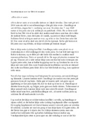 «Hvis det er sant» | Novelleanalyse