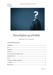 Personlighet og selvbilde | Psykologi aflevering