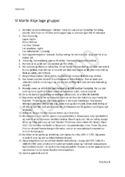 Repetisjonsoppgaver om vg2 stoff for 3IDA