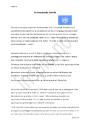 Internasjonale forhold – FN | Samfunndsfag aflevering