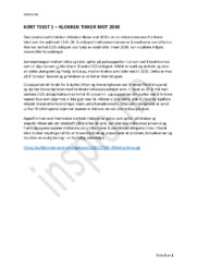 Klokken tikker mot 2030 | Analyse