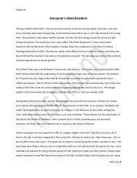 Of Mice and Men | Analyse | Everyone’s ideal freedom