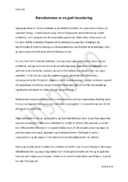 Barndommen er en god investering | Skriveøkt