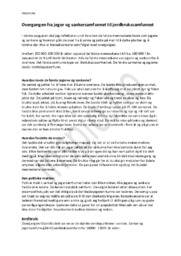 Overgangen fra jeger og sankersamfunnet til jordbrukssamfunnet